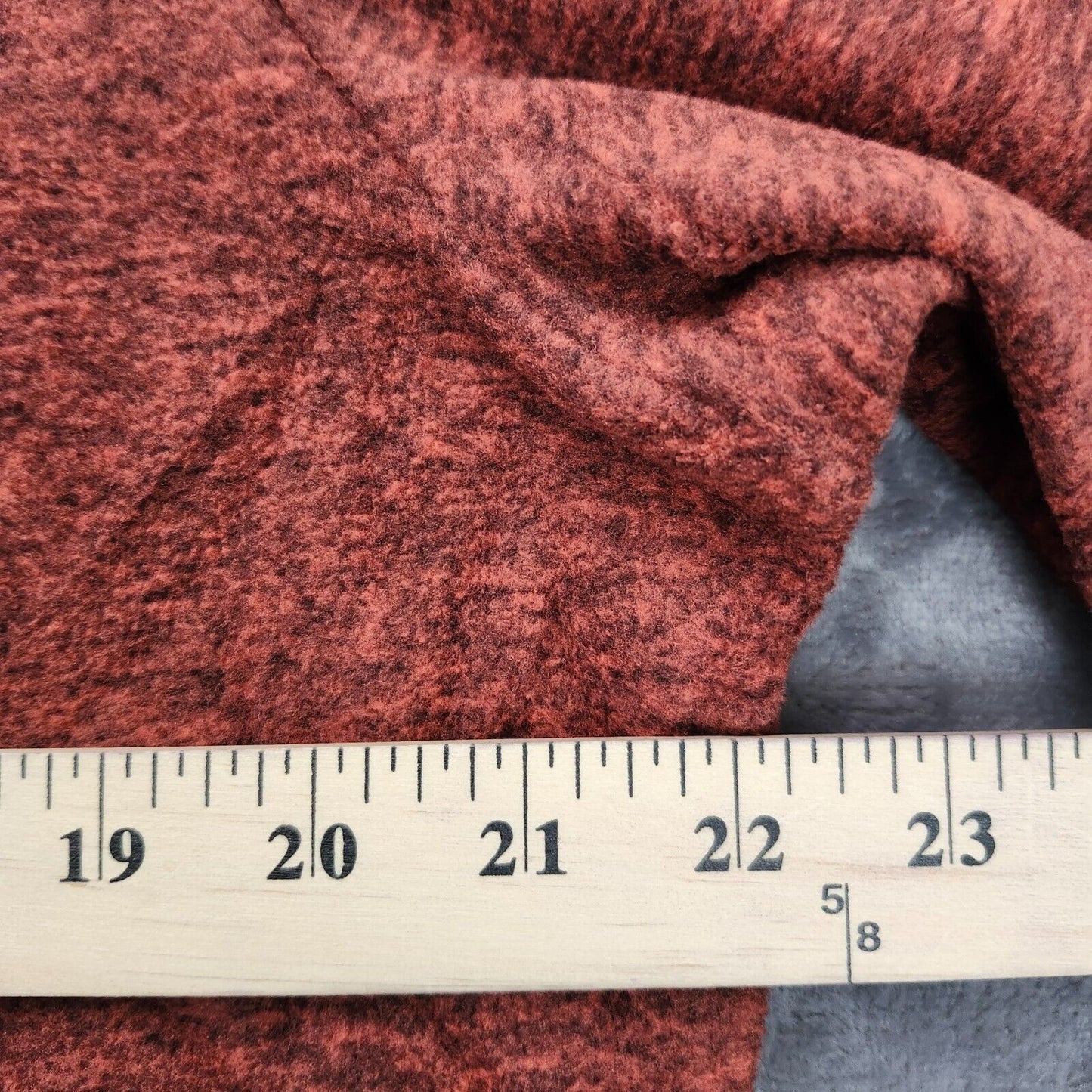 TACVASEN Women's Half Zip up Long Sleeve Sweatshirt Red X-Large