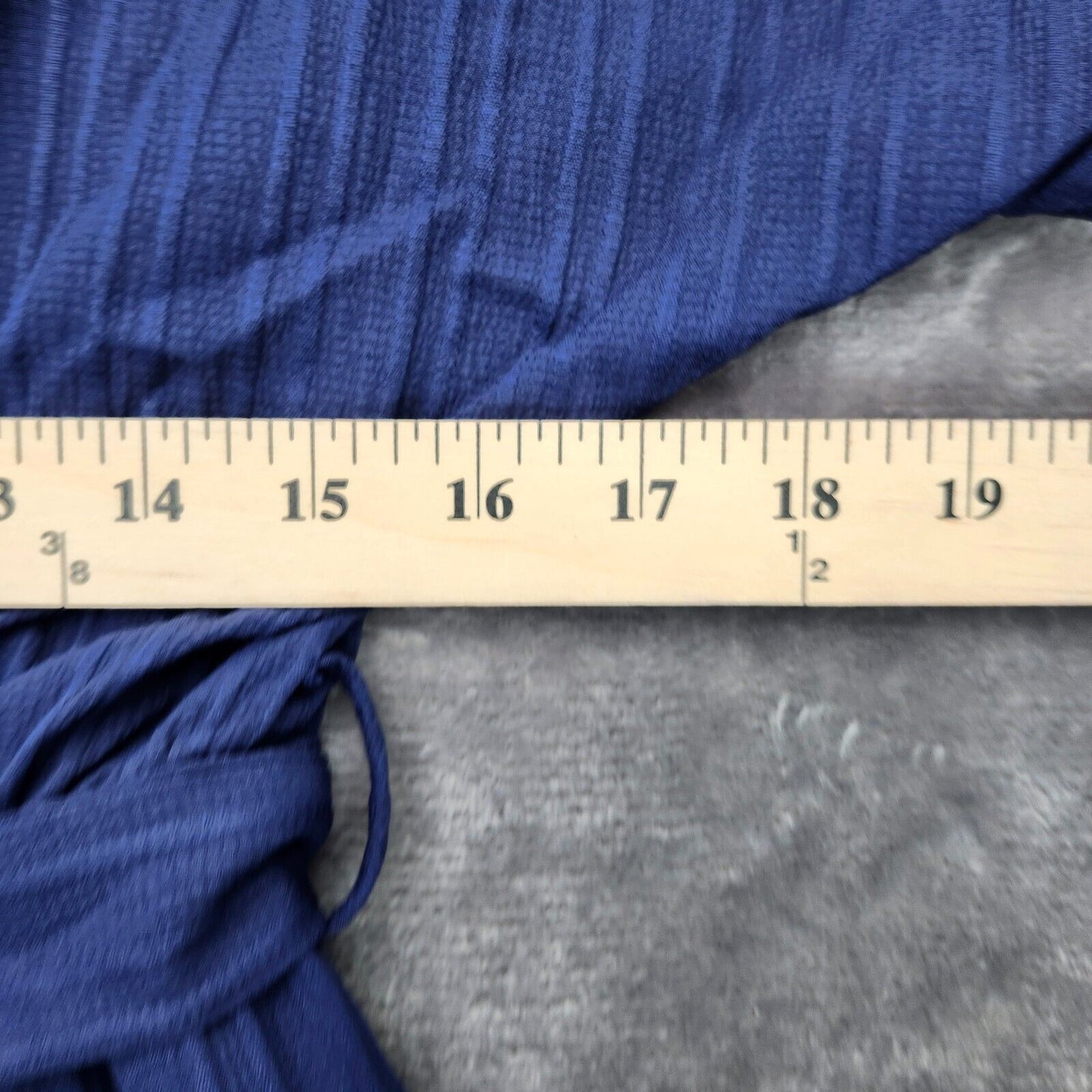 CUPSHE Womens Blue Boatneck Short Sleeve Straight Leg Jumpsuit Small
