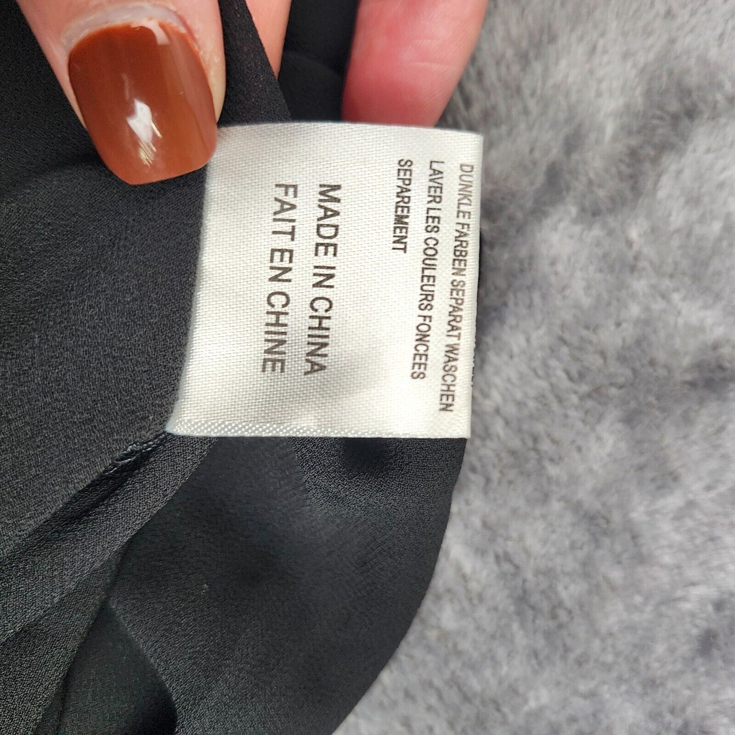 Womens Flowy Black Tanktop Size Small
