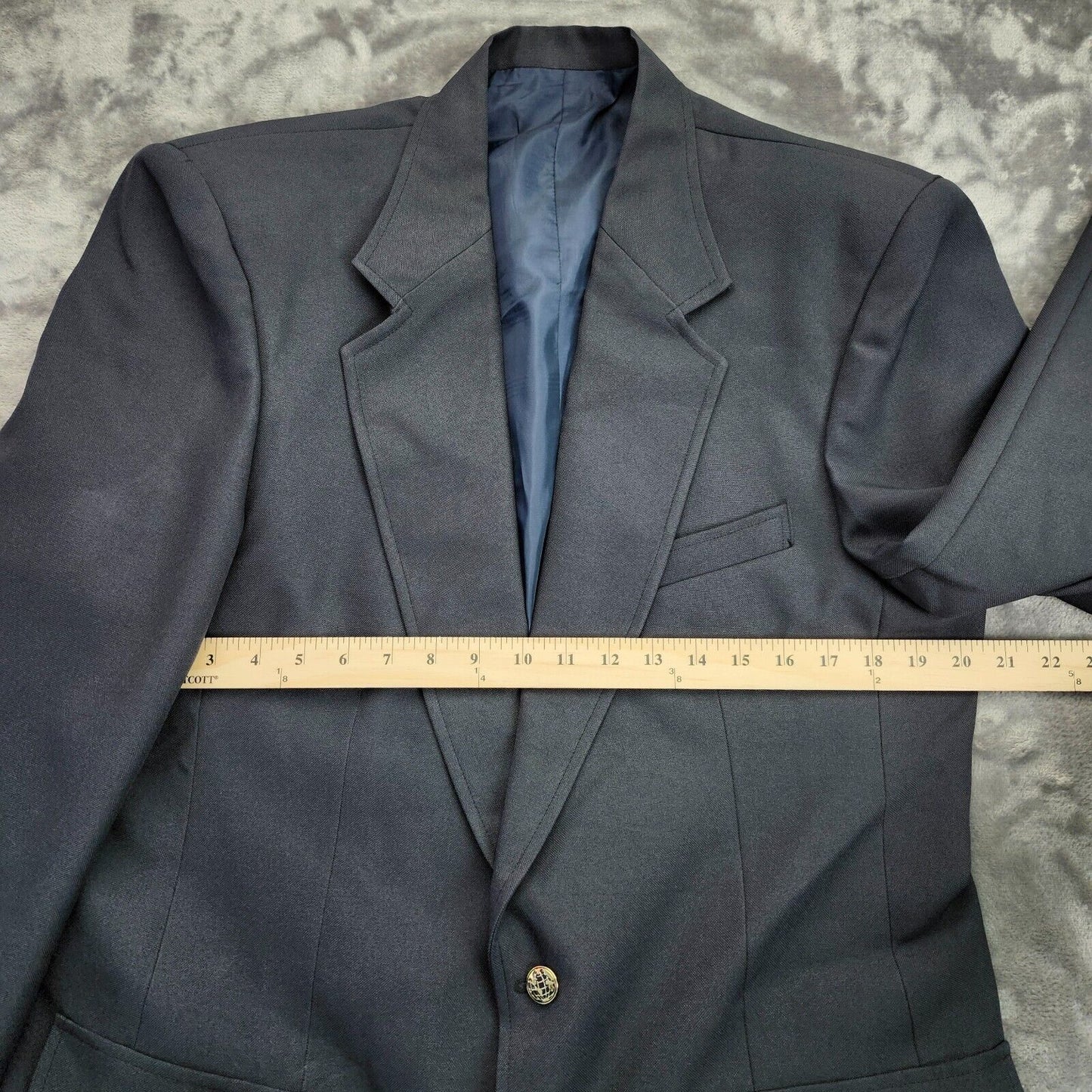 NWT Image First Mens Suit Jacket Blue 42 Long Notch Lapel