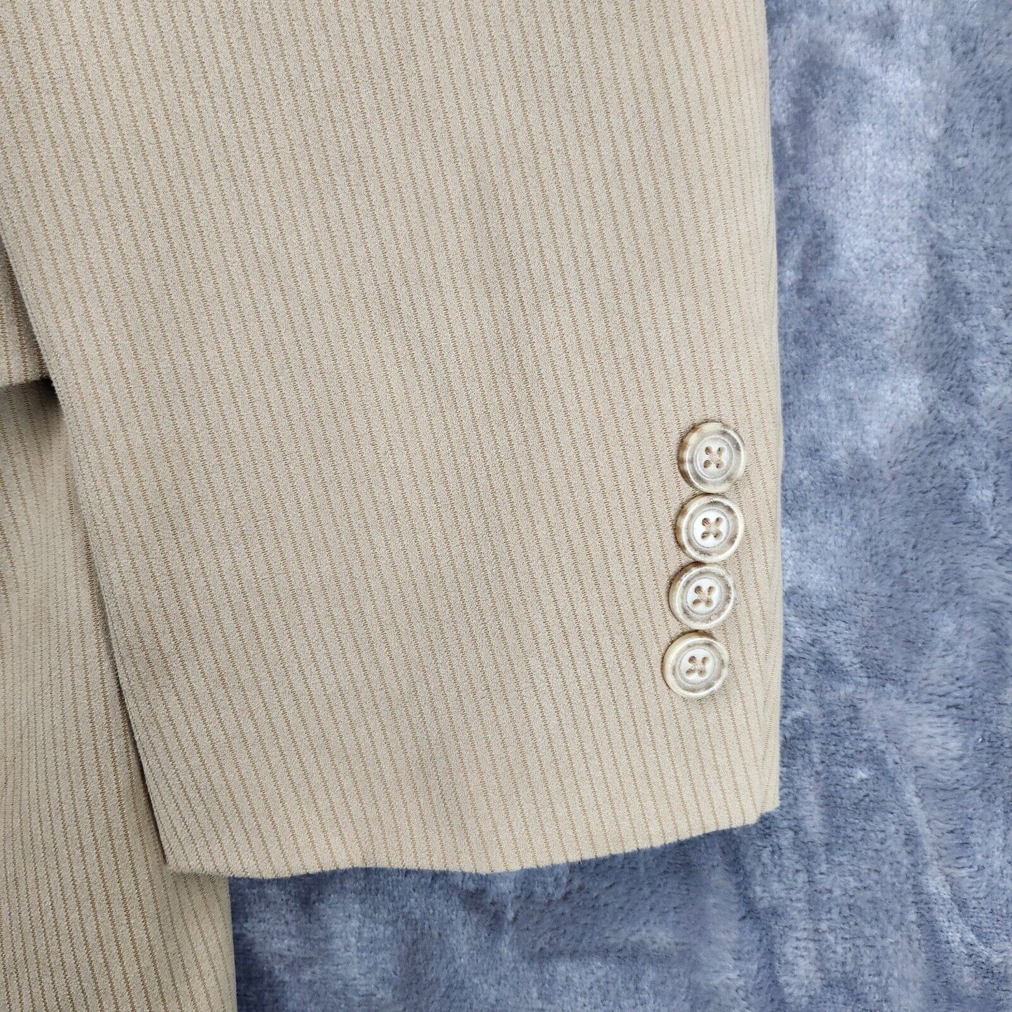 NWT JNY Jones New York Men's 40 Regular Suit Coat Style Adler Tan Notch Lapel