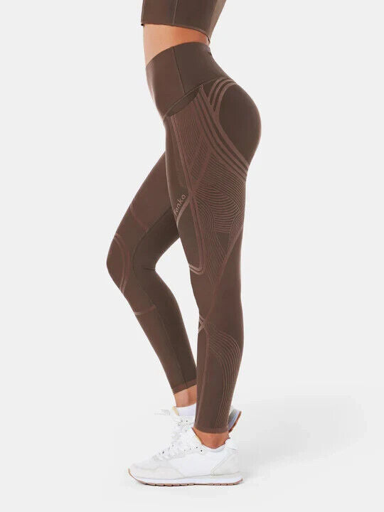Fanka Body Sculpt 3-Pocketful Leggings Chocolate Brown Medium