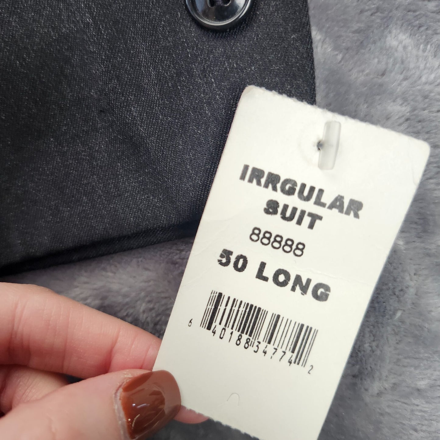 100% Wool Suit Set Jacket Size 50 Pant Size 40 Waist