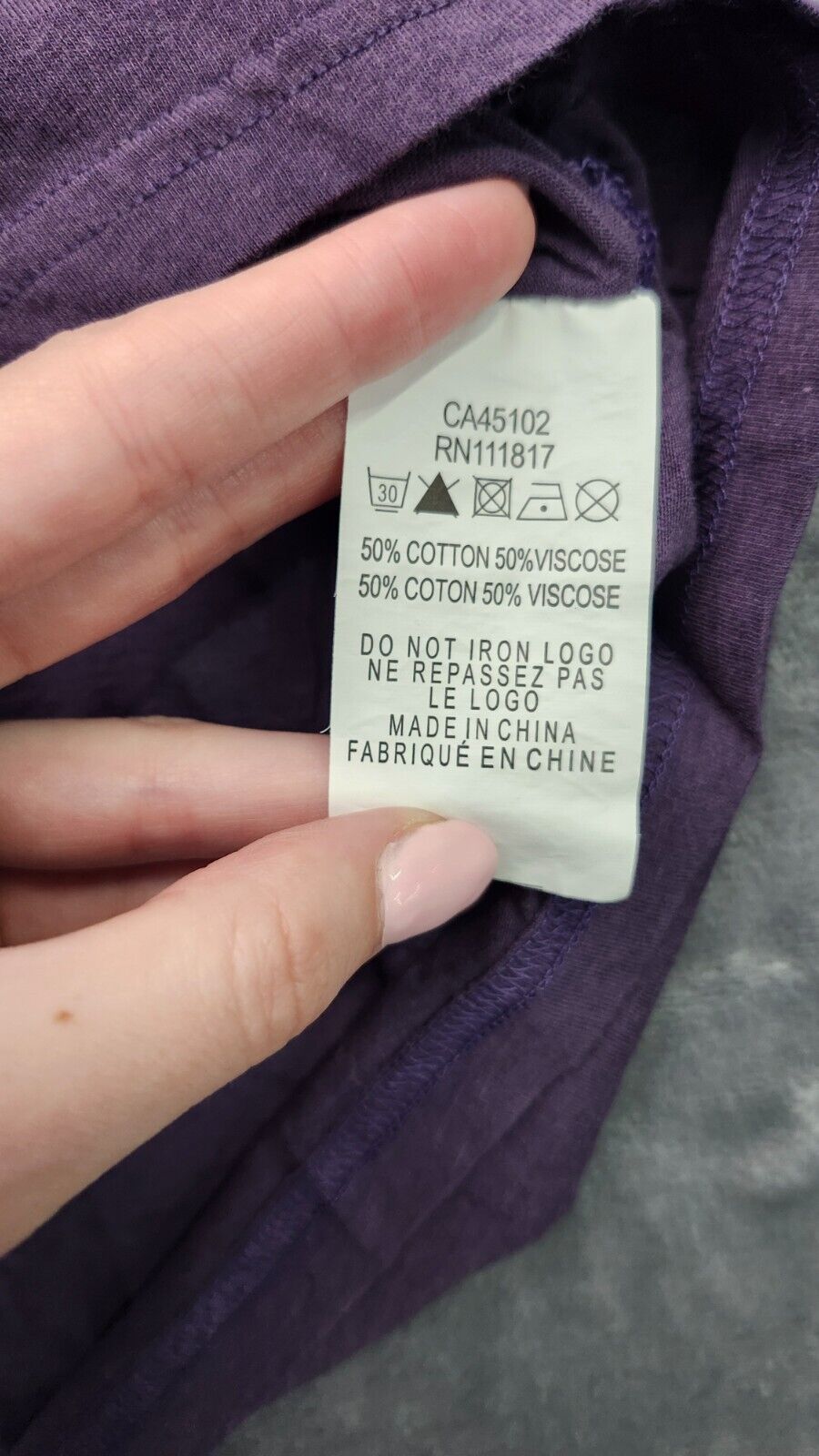 Bench Urban Wear Womens Cap Sleeve T-Shirt Size Small Purple