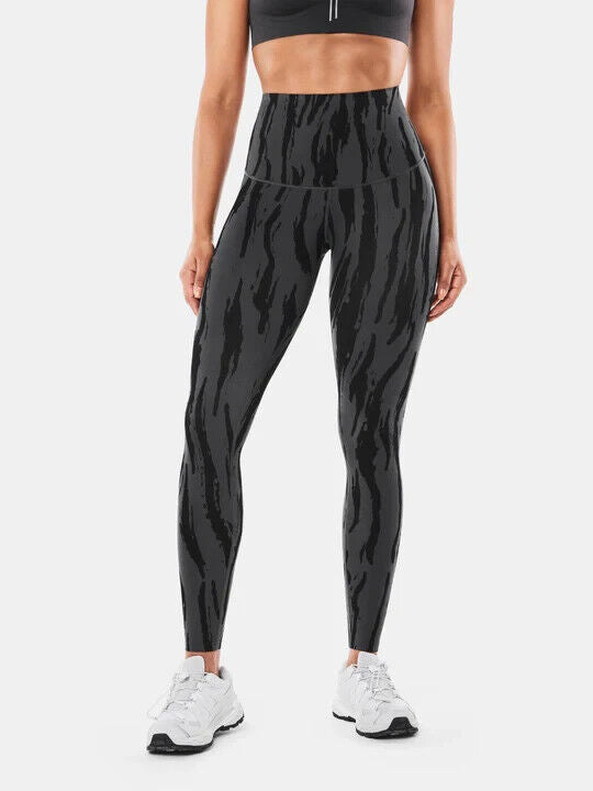 Fanka Body Sculpt Leggings (Reversible Wear) Small Oud Wood Print