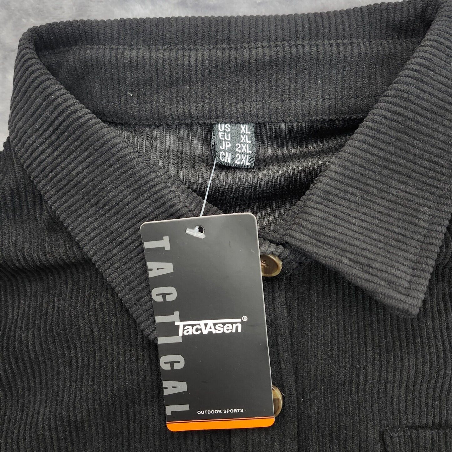 Tacvasen womens corduroy button up dress shirt sz X-large