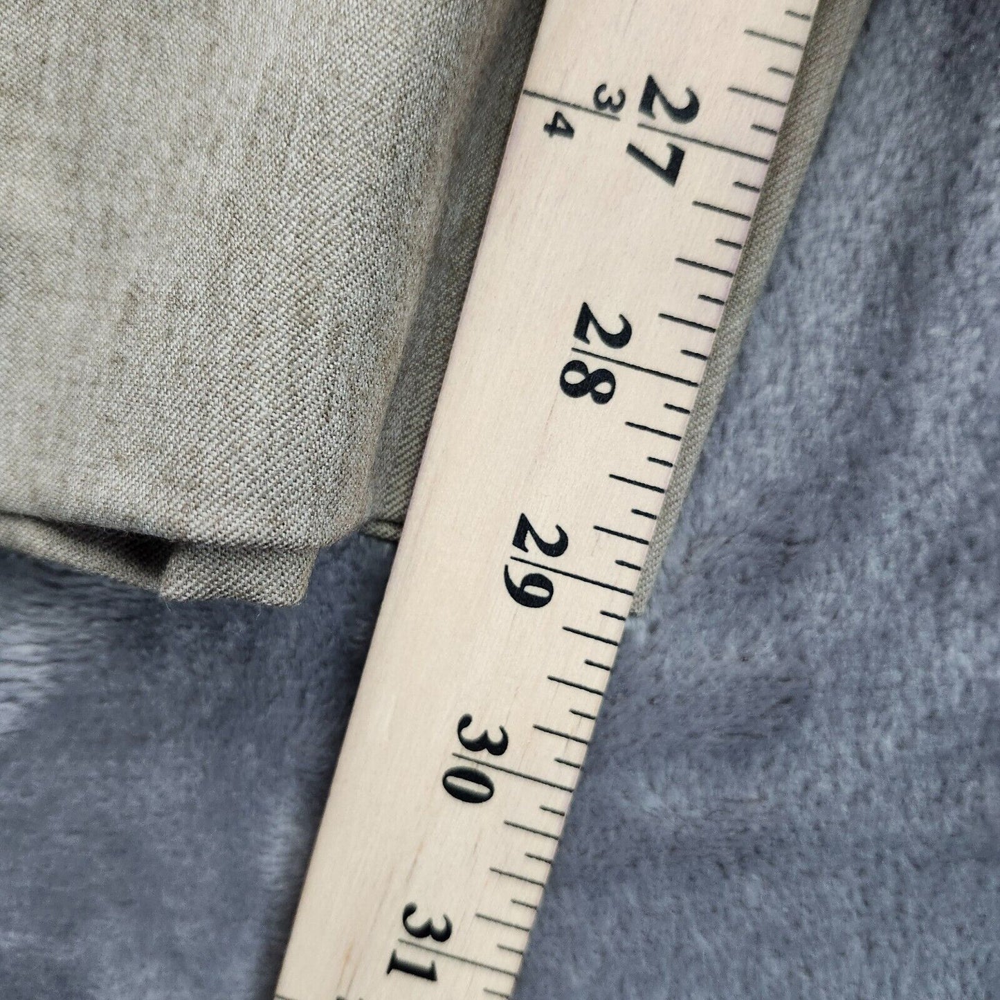 Tayion By Montee Holland Mens Classic-Fit Wool-Blend Dress Pants 38W x 30L