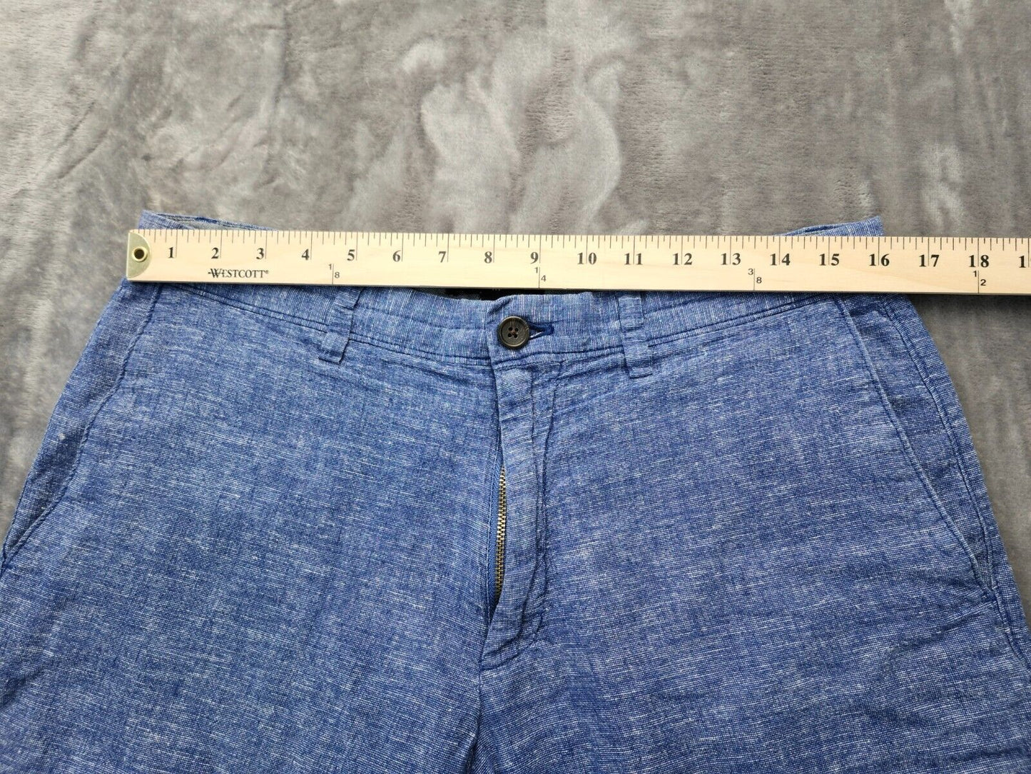 Banana Republic Denim patterned Chino Shorts Size 32