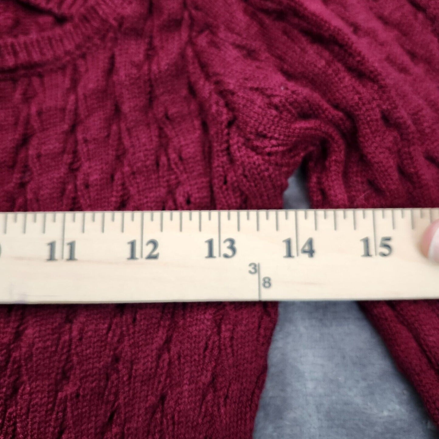 MICAS Womens Burgundy Cutout Long Sleeve Sweater Dress Size Medium