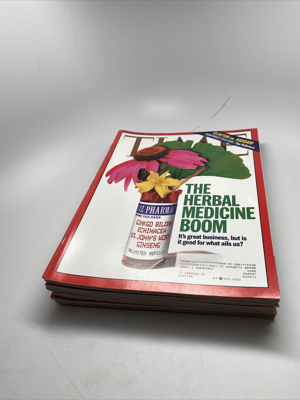 (10) Time Magazine bundle - 10 Pack Bundle 1998 1999