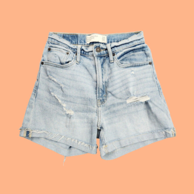 Abercrombie & Fitch Demin Jean HIGH RISE SHORT 24 00