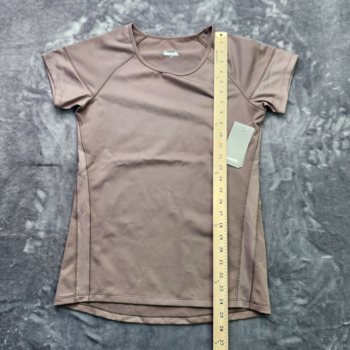 Bench Urban Wear Womens Brown Athletic T-Shirt Size Small