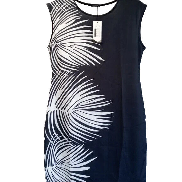 Angvns Dress Sleeveless Knee Length Stretch Size L