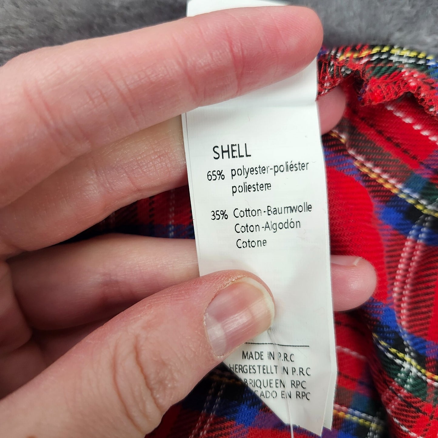 CUPSHE NWT Abigai Belted Tartan Plaid Maxi Christmas Dress Size M