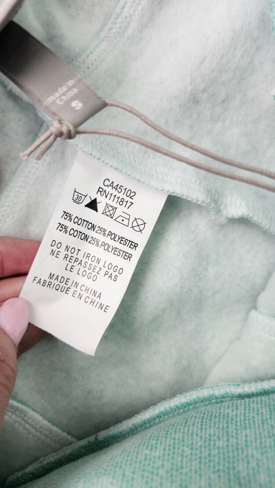 Bench UrbanWear Womens Soft Capri Sweat Pants Mint Green Size Small