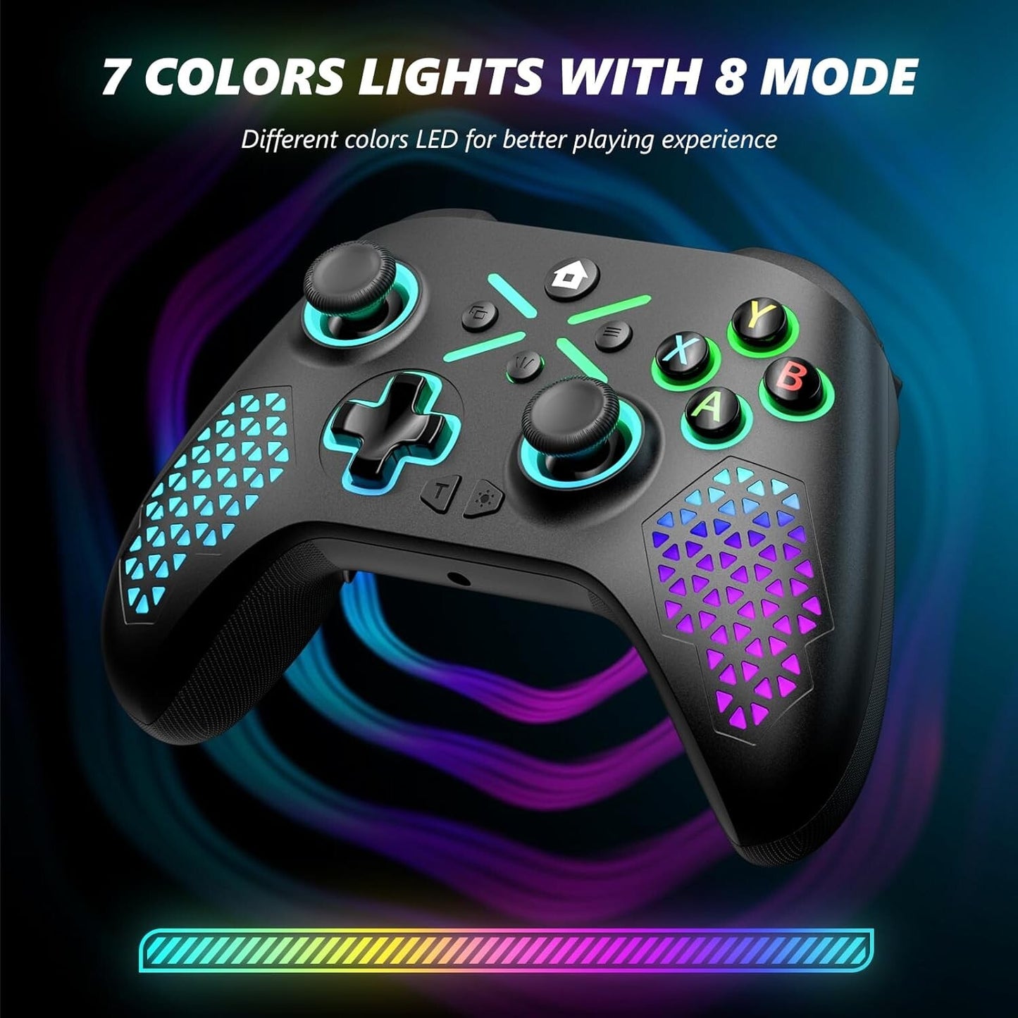 2pack RGB Wireless Controller For Xbox One /S/X Windows 10/11 2.4G Adapter