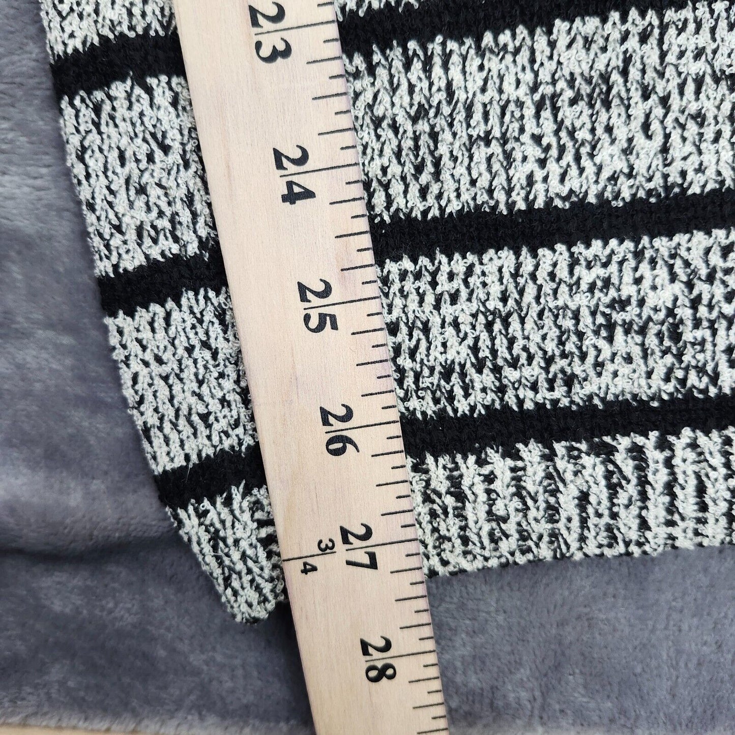 CIDER Women's Elastic High Waist Stripe Print Knitted Lounge Pants Small