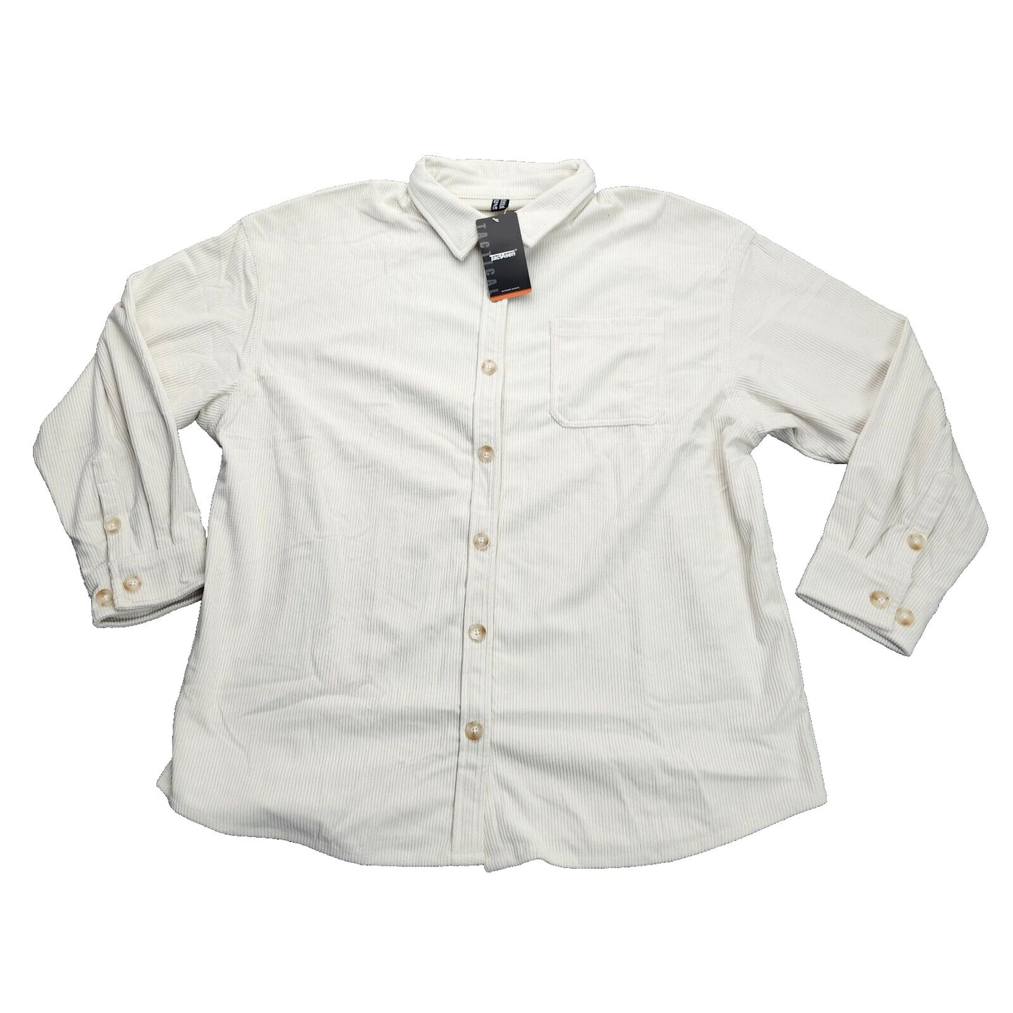 TacVasen womens corduroy button up dress shirt sz 2XL