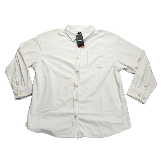 TacVasen womens corduroy button up dress shirt sz 2XL