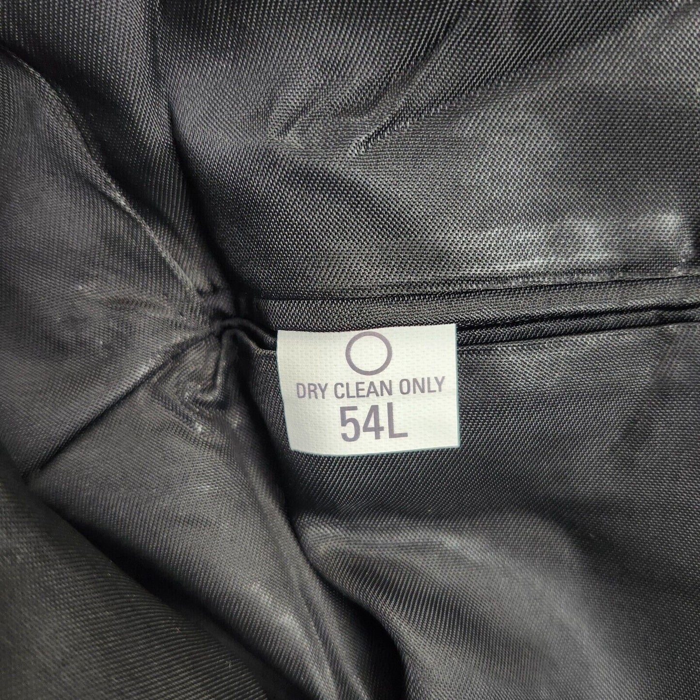Hardwick Clothes Men's Suit Jacket Black Peak Lapel Double Breasted 54 Long