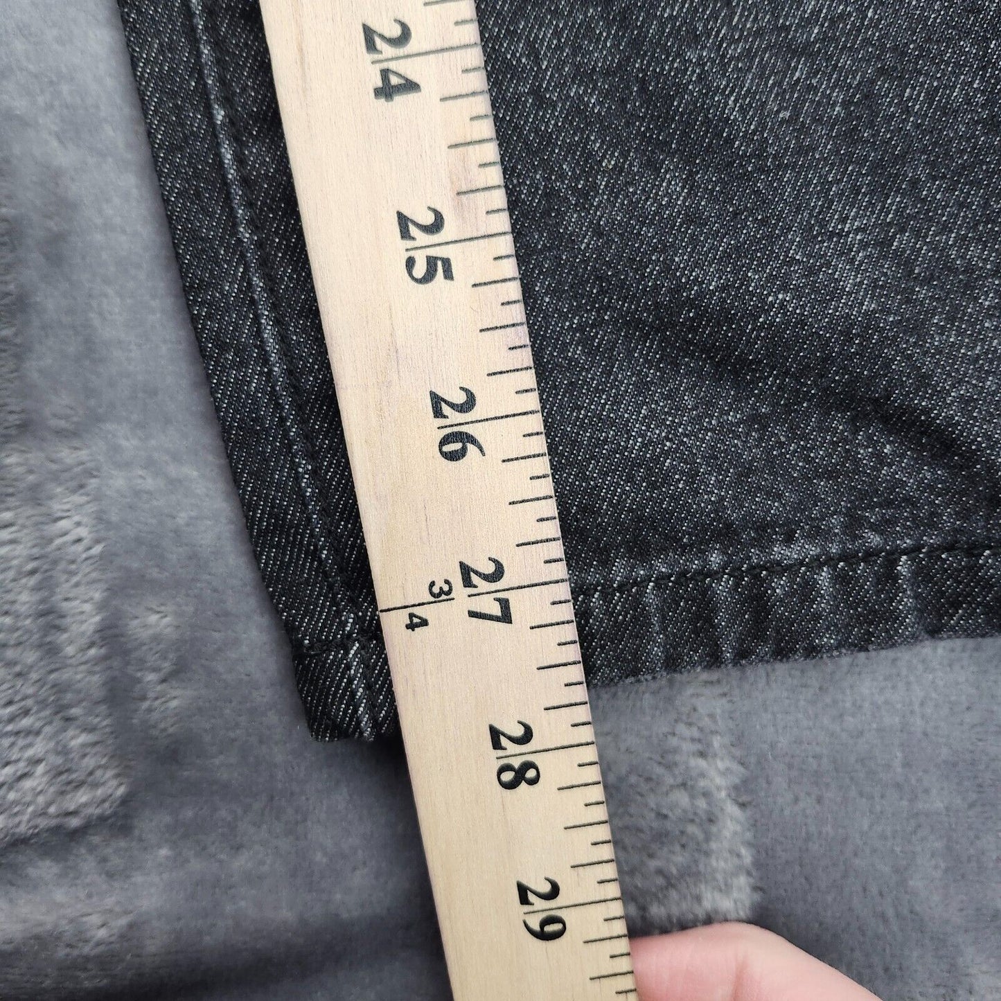 NWoT Finesse Womens High-Waisted Straight Leg Black Jeans Sz Small