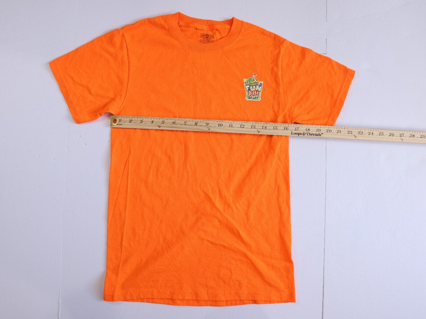 Cokebury's Everywhere Fun Fair Staff Shirt Orange Size S