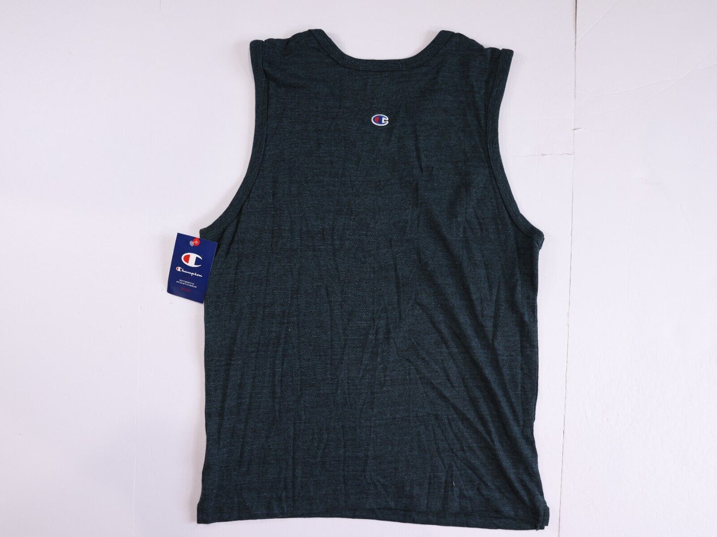 Champion Tank Top Mens Medium Classic Black Graphic Tank Muscle Shirt