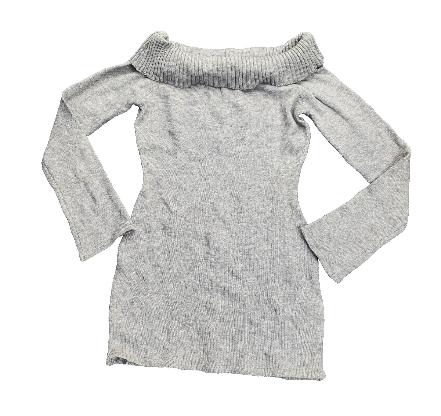 Finesse Womens Off-the-shoulder Dress - Light gray size M/L