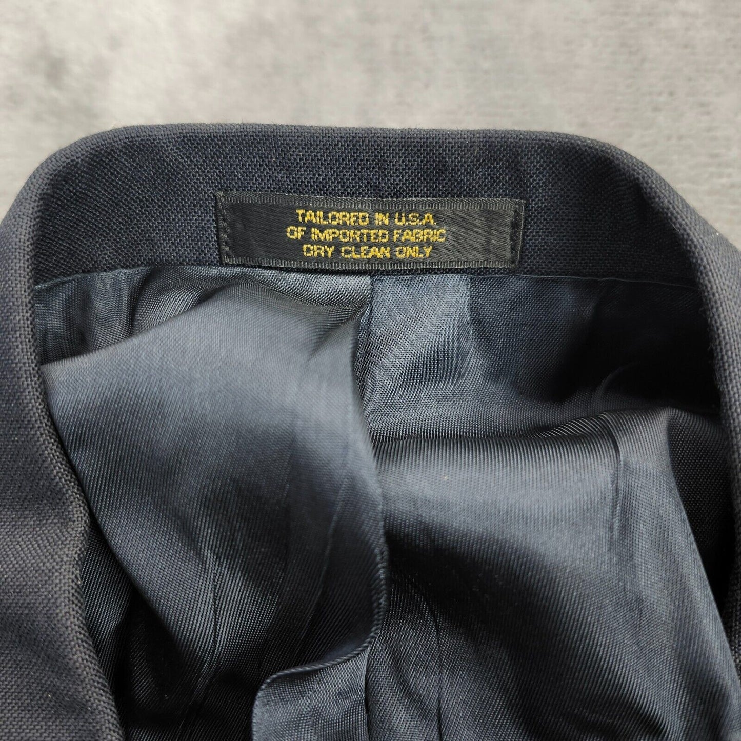 NWT Hardwick Clothes Men's Suit Jacket Black 50 Reg Peak Lapel Double Breasted