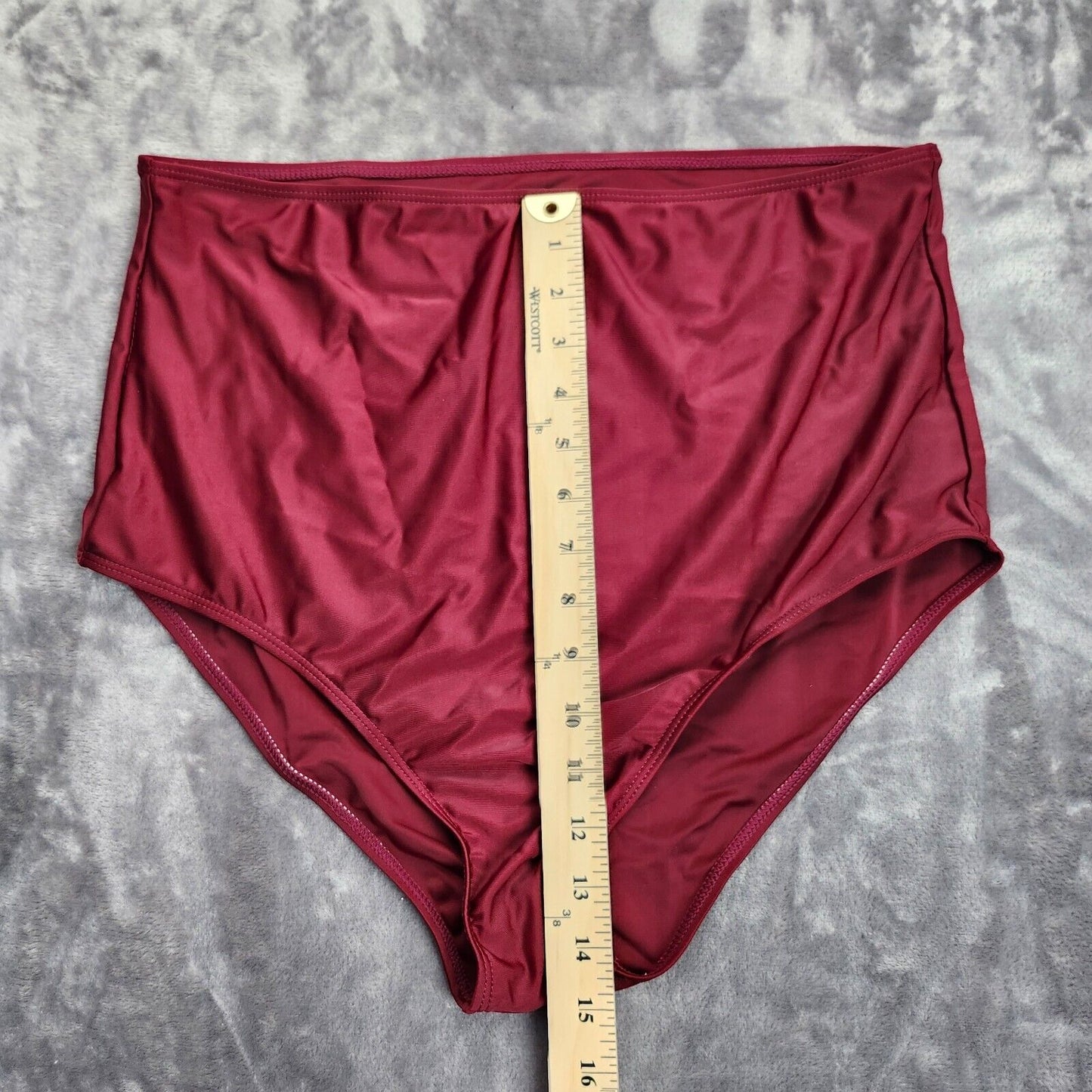 Womens Swimsuit Shorts Backless Two Piece Beach Wear 2XL RED