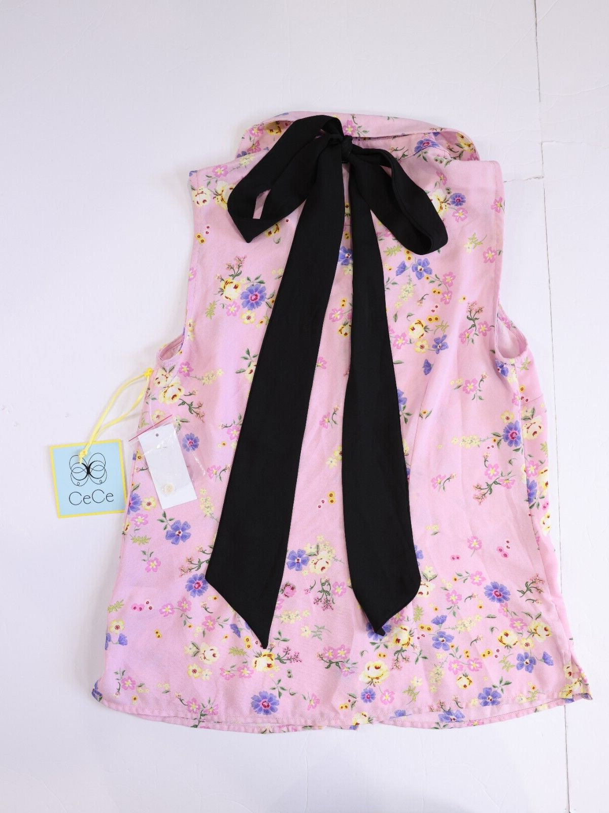 CeCe Dress 601 Corsage Vibrant Blooms Size S