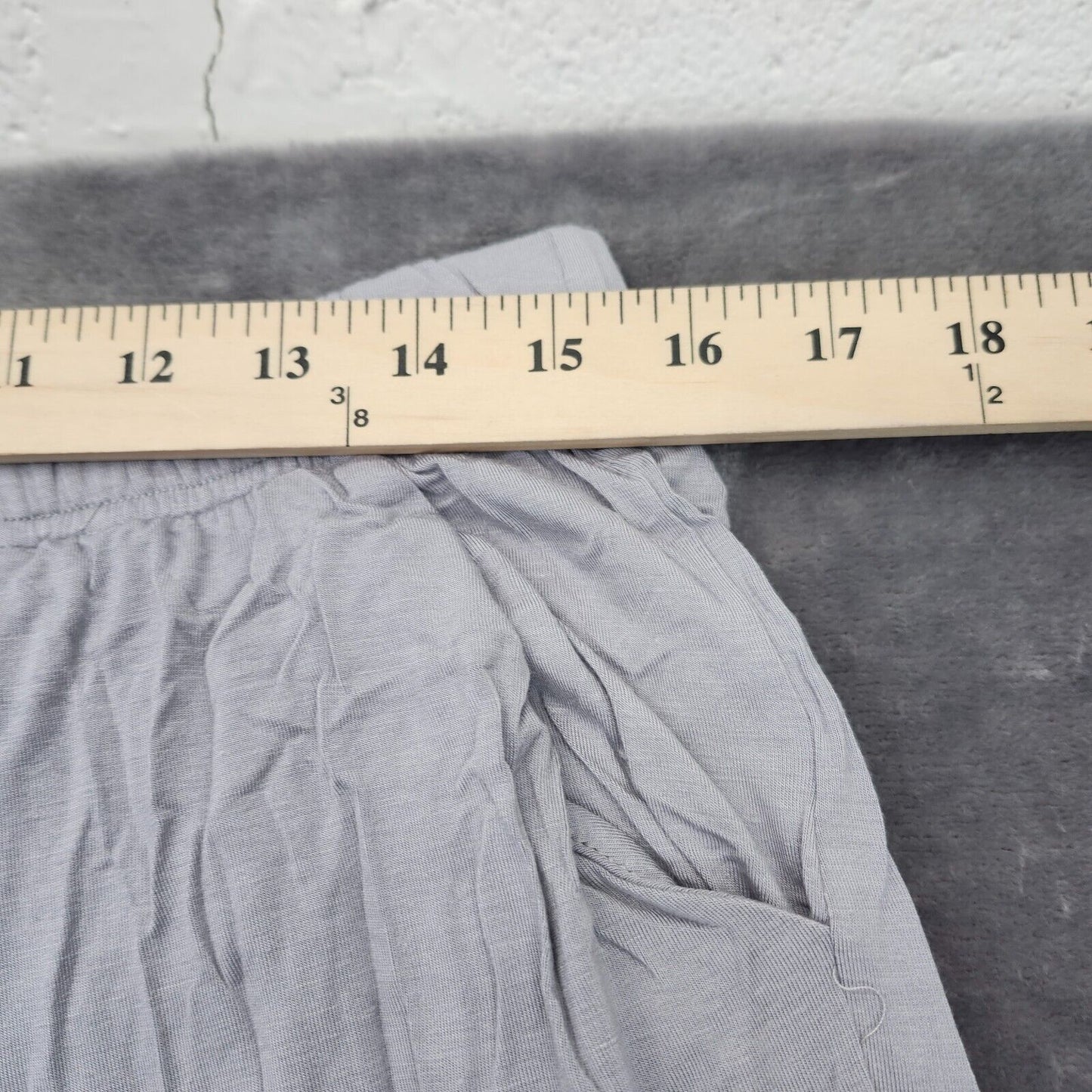 Ekouaer Womens gray pajama set with Top, lounge pants, and sleep mask XL