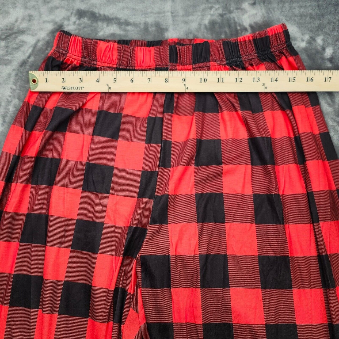 Mens Christmas Plaid Pajamas for Family XL