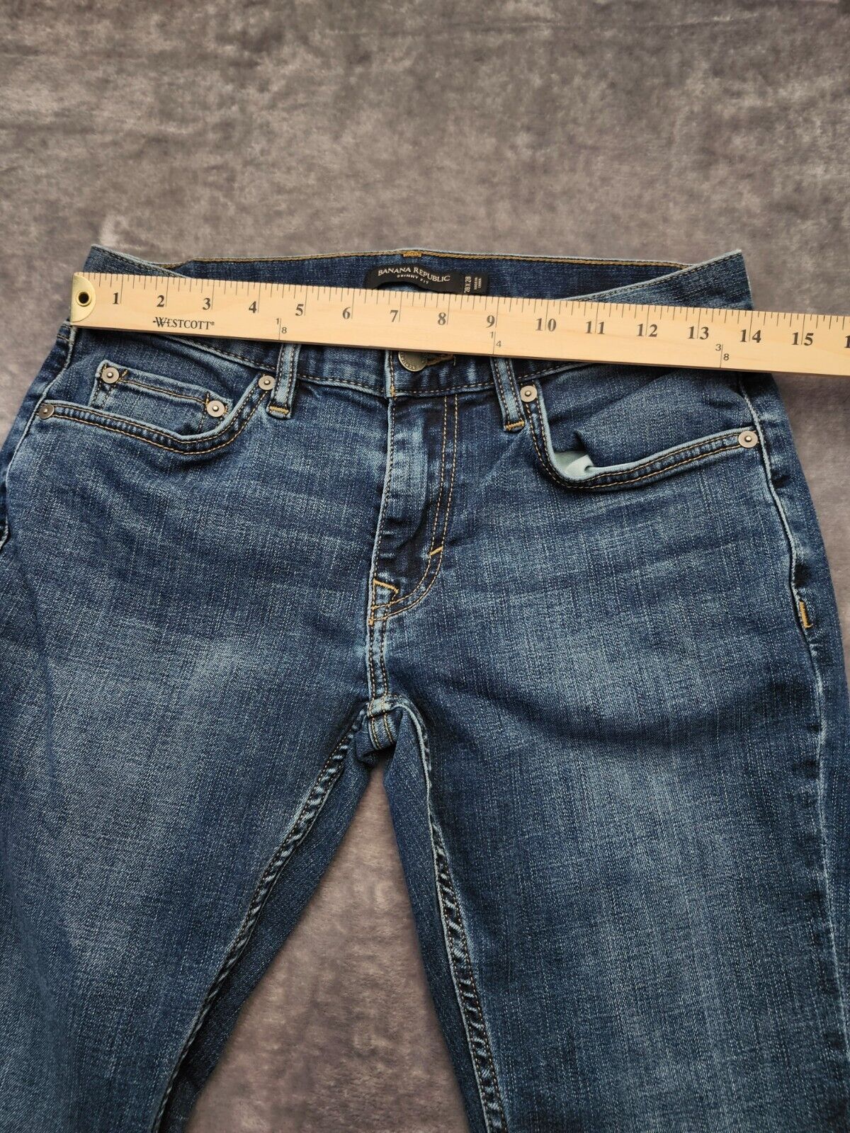 Banana Republic Skinny Fit blue jeans size 28x28