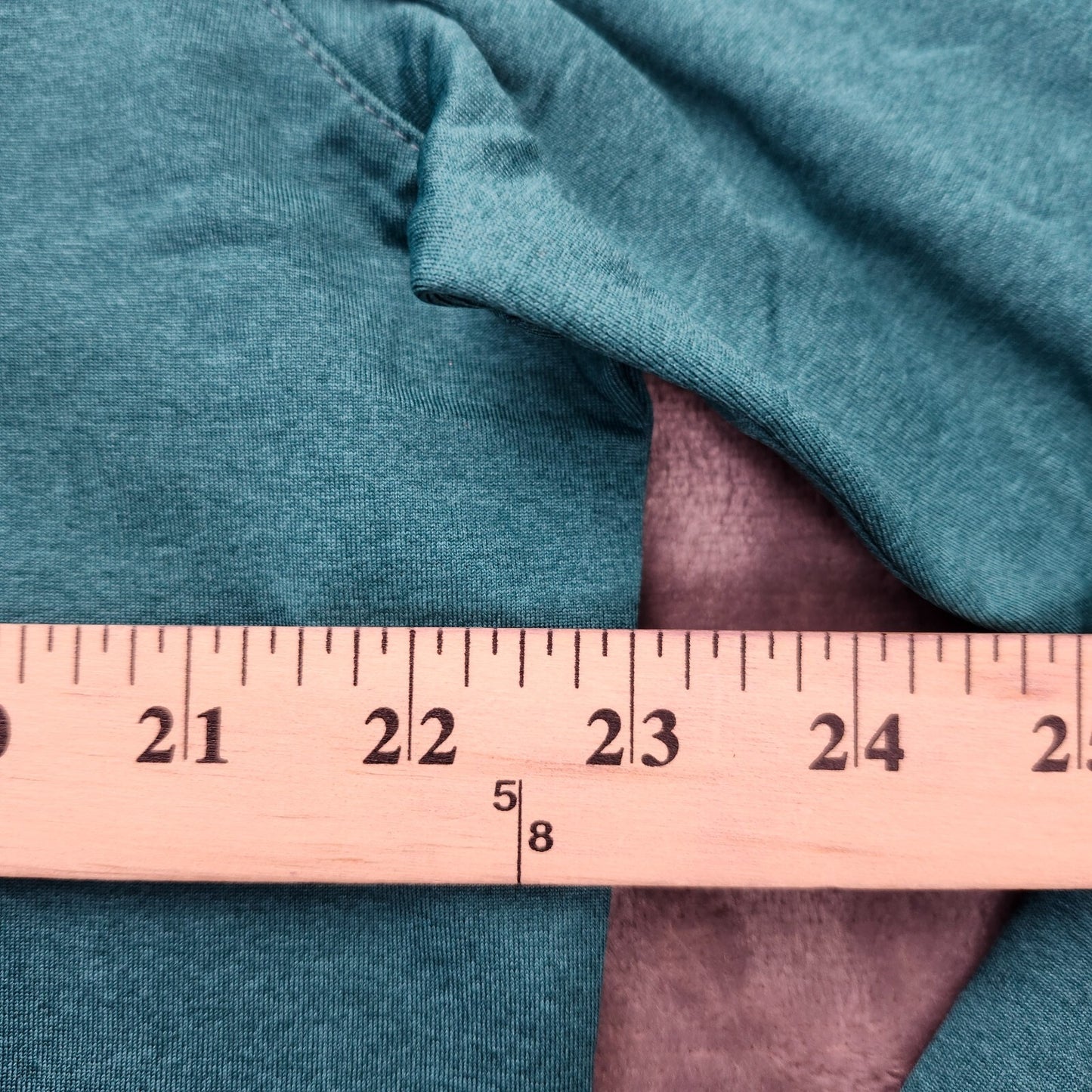 TACVASEN Women's Half Zip up Long Sleeve Sweatshirt Teal 2XL