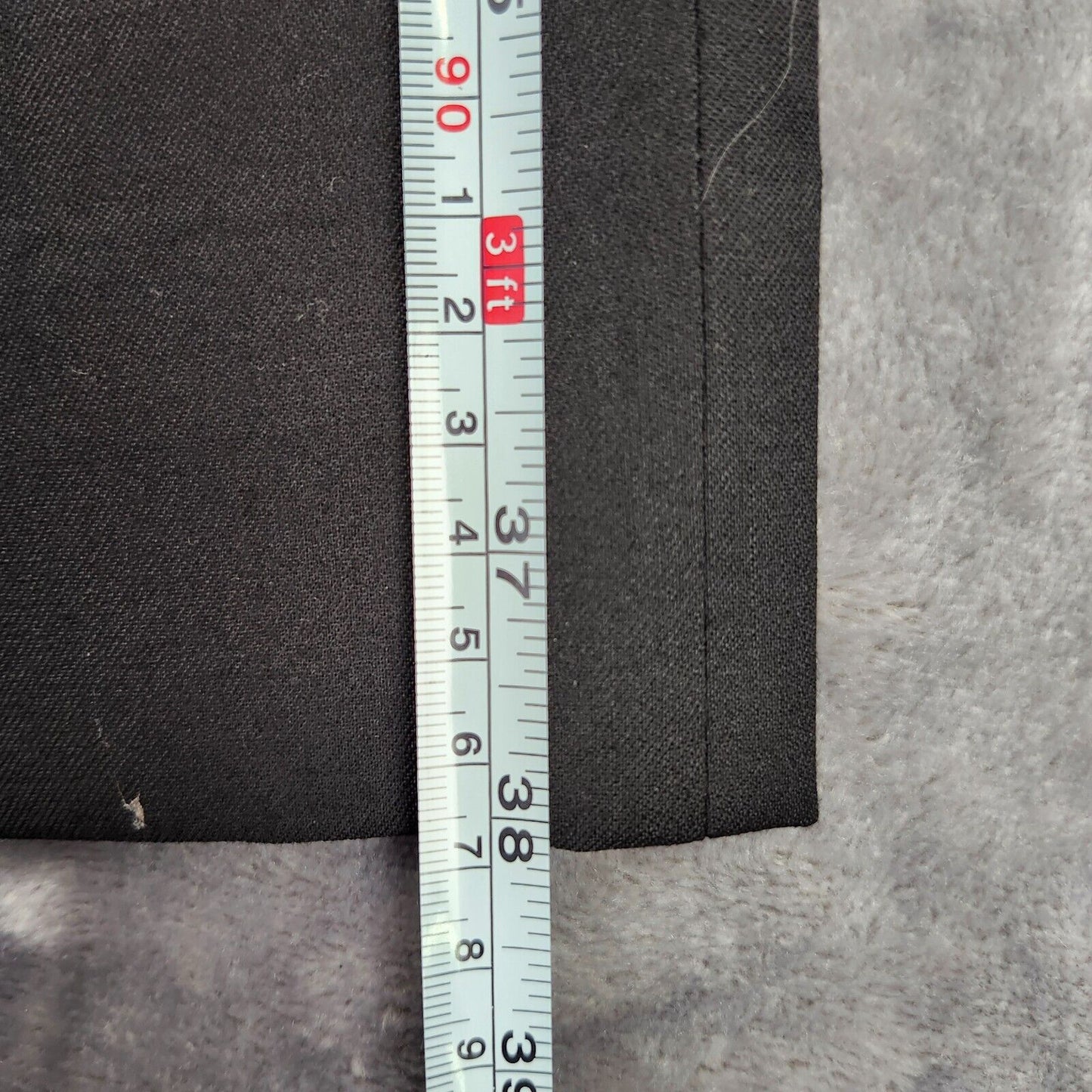 Tommy Hilfiger Black Suit Set 100% Wool Jacket 41 L Pants 32