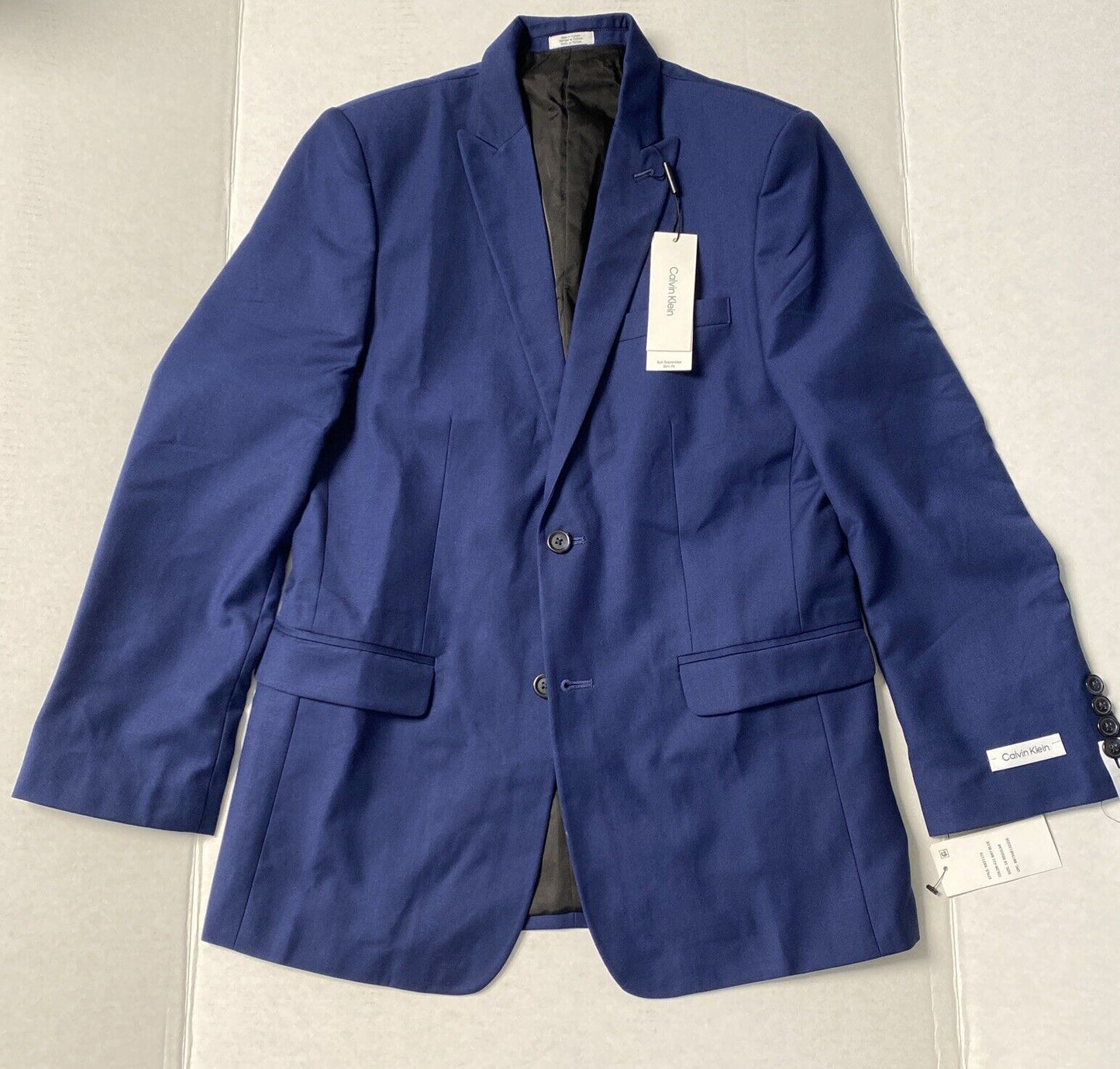 Calvin Klein Size 18 Boys 430 Blue Suit Jacket Only NWT
