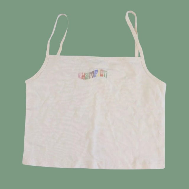 Champion Women's Crop Cami Tank Top Medium