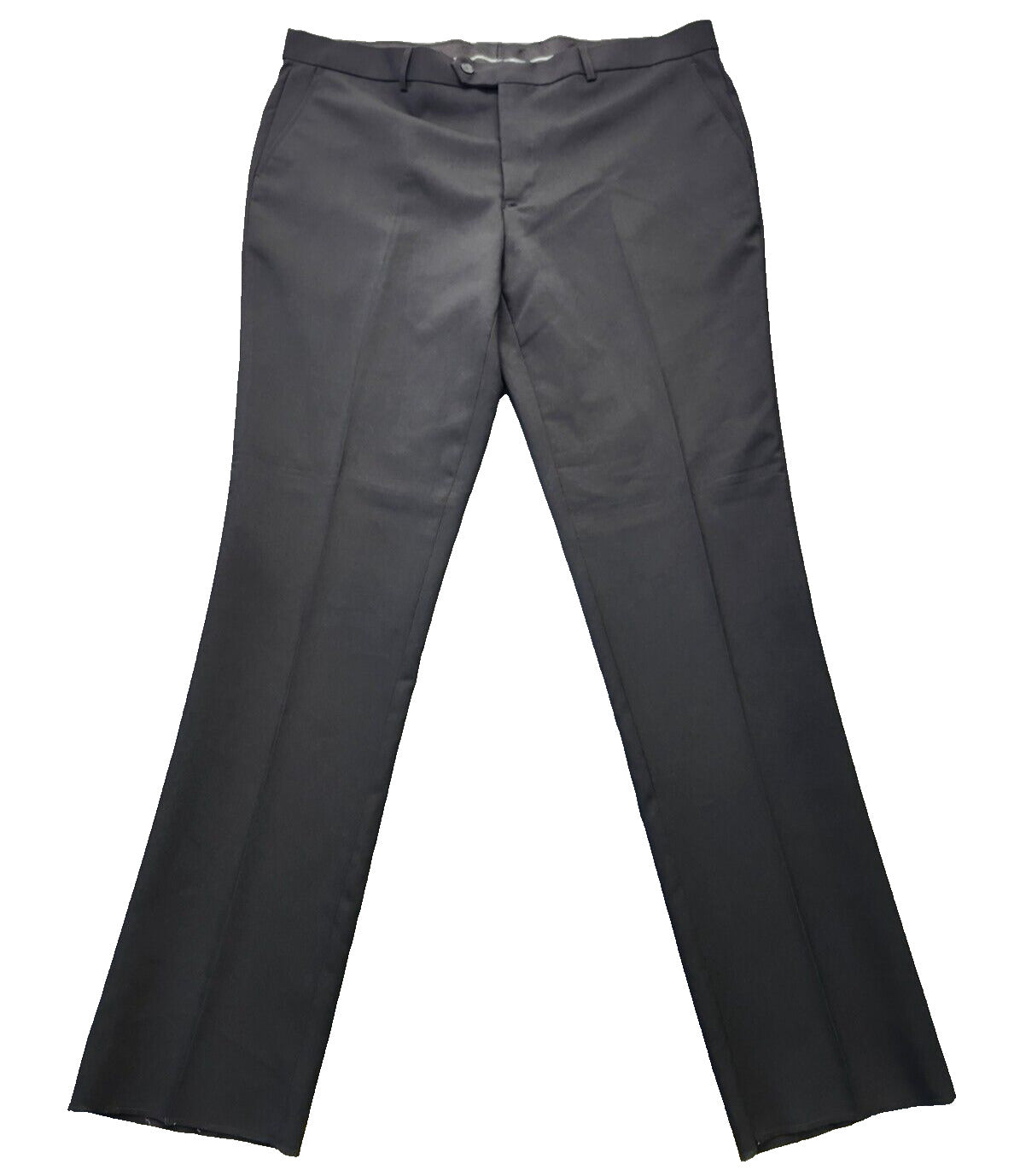 NWT Portabella New York Slim Fit black style Poplin Pants size 48R x 42W