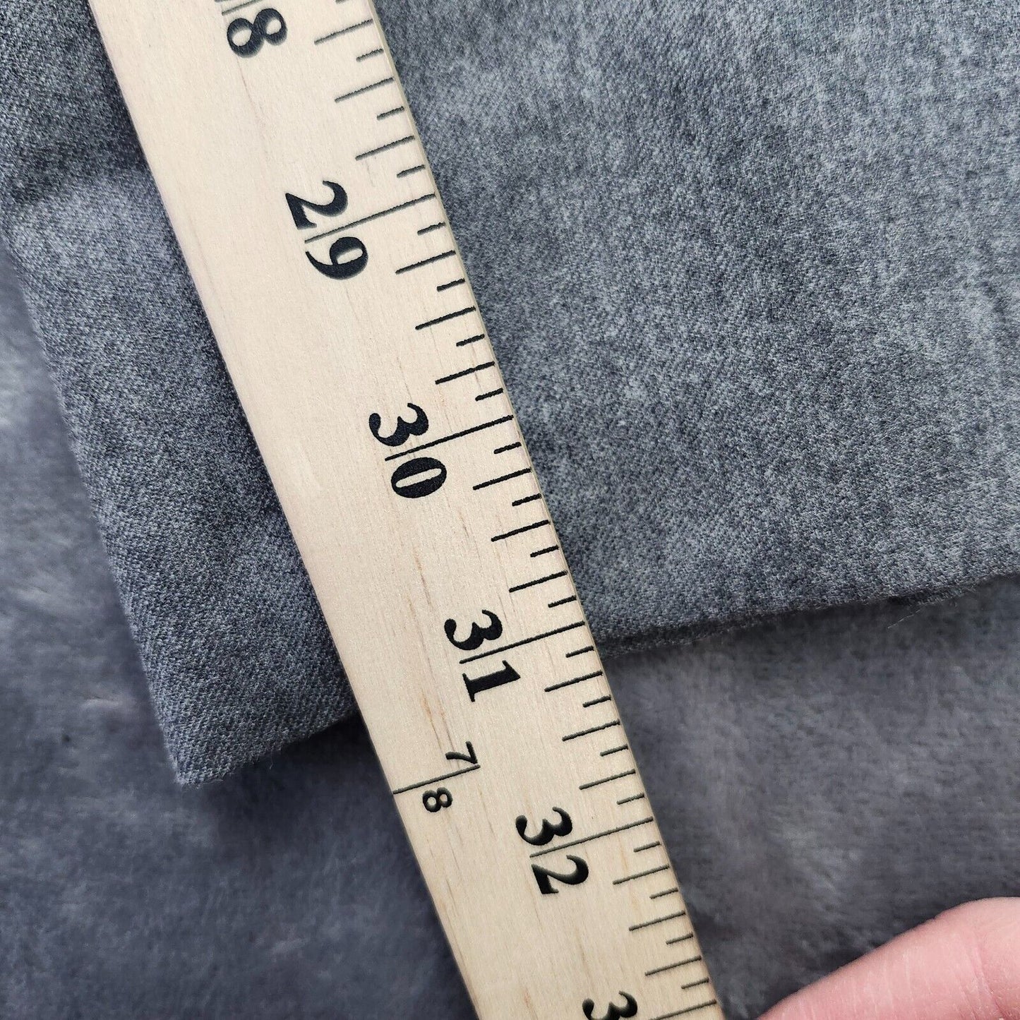 Tayion By Montee Holland Mens Classic-Fit Wool-Blend Dress Pants 40W x 32L Grey