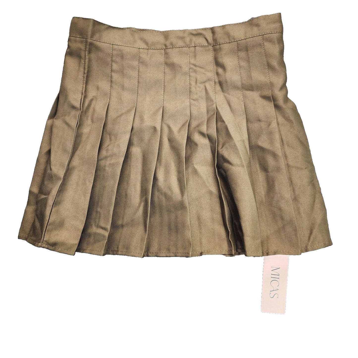 MICAS Women's Khaki Pleated Tennis Skirt Size X-Large