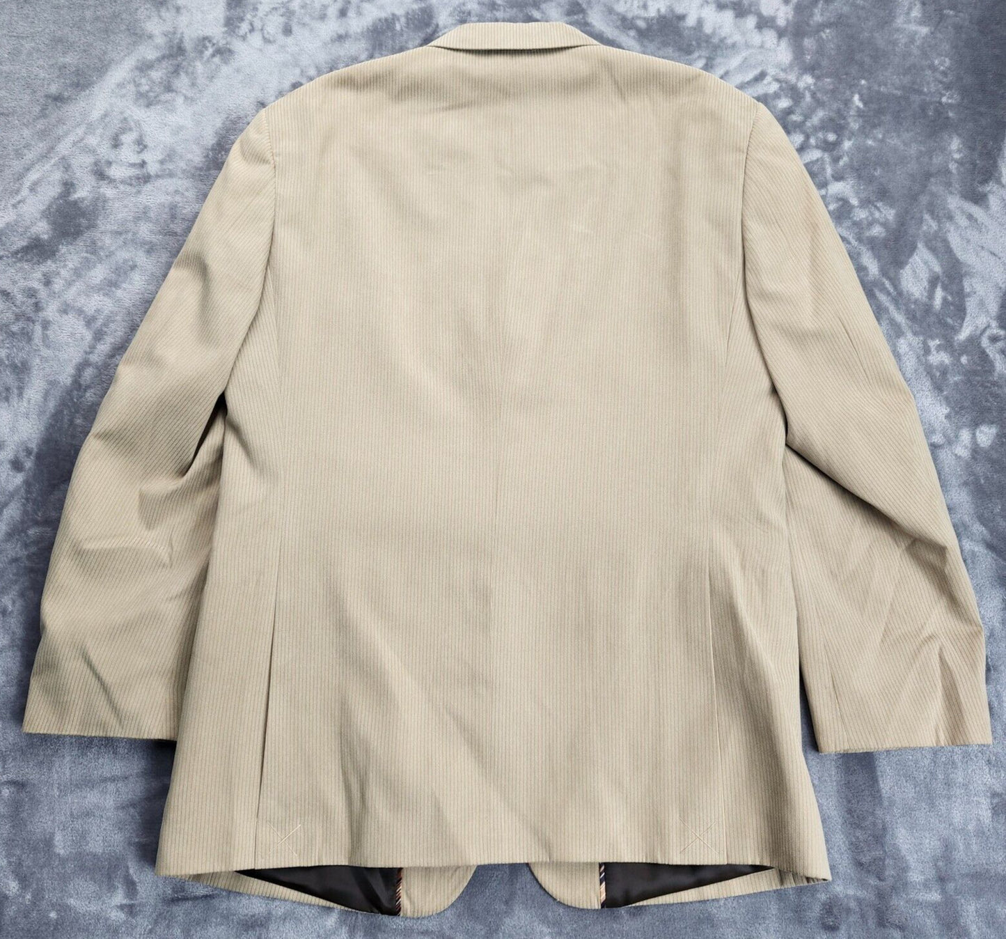 NWT JNY Jones New York Men's 40 Regular Suit Coat Style Adler Tan Notch Lapel