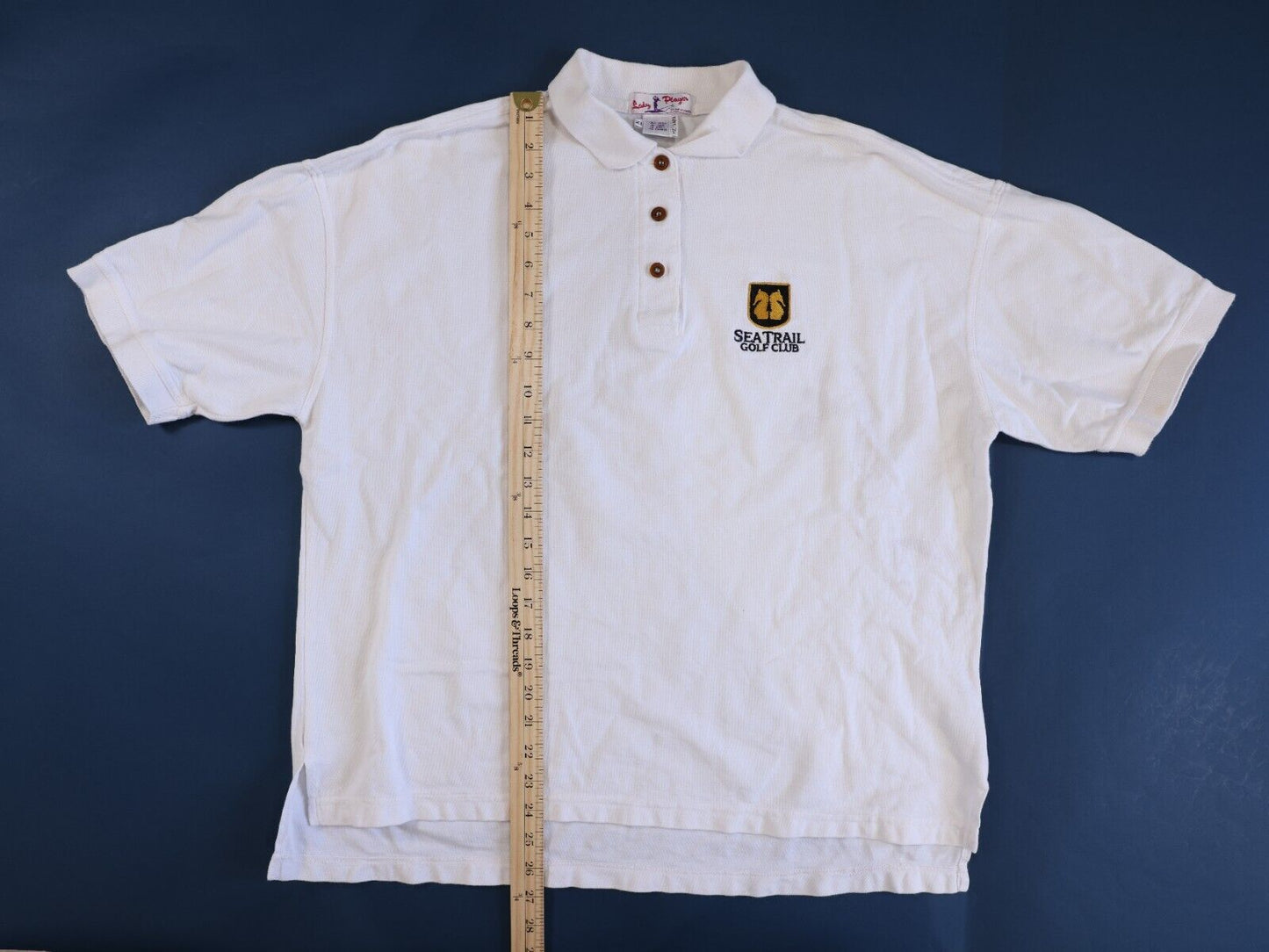 Sea Trail Golf Club Lady Player Bb AM PLAYER White Polo Size XL