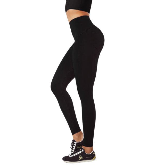 Fanka Body Sculpt Leggings (with Pockets) Black Medium