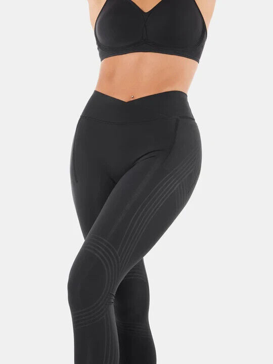 Fanka Body Sculpt Power Leggings 2 Pockets Black Size Large