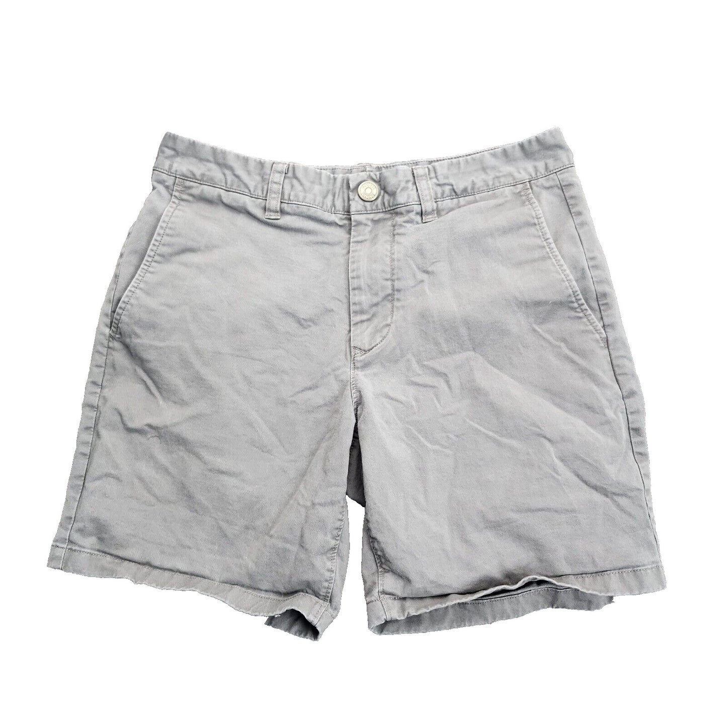 Bonobos Flat Front Solid Gray Shorts for Men size 29