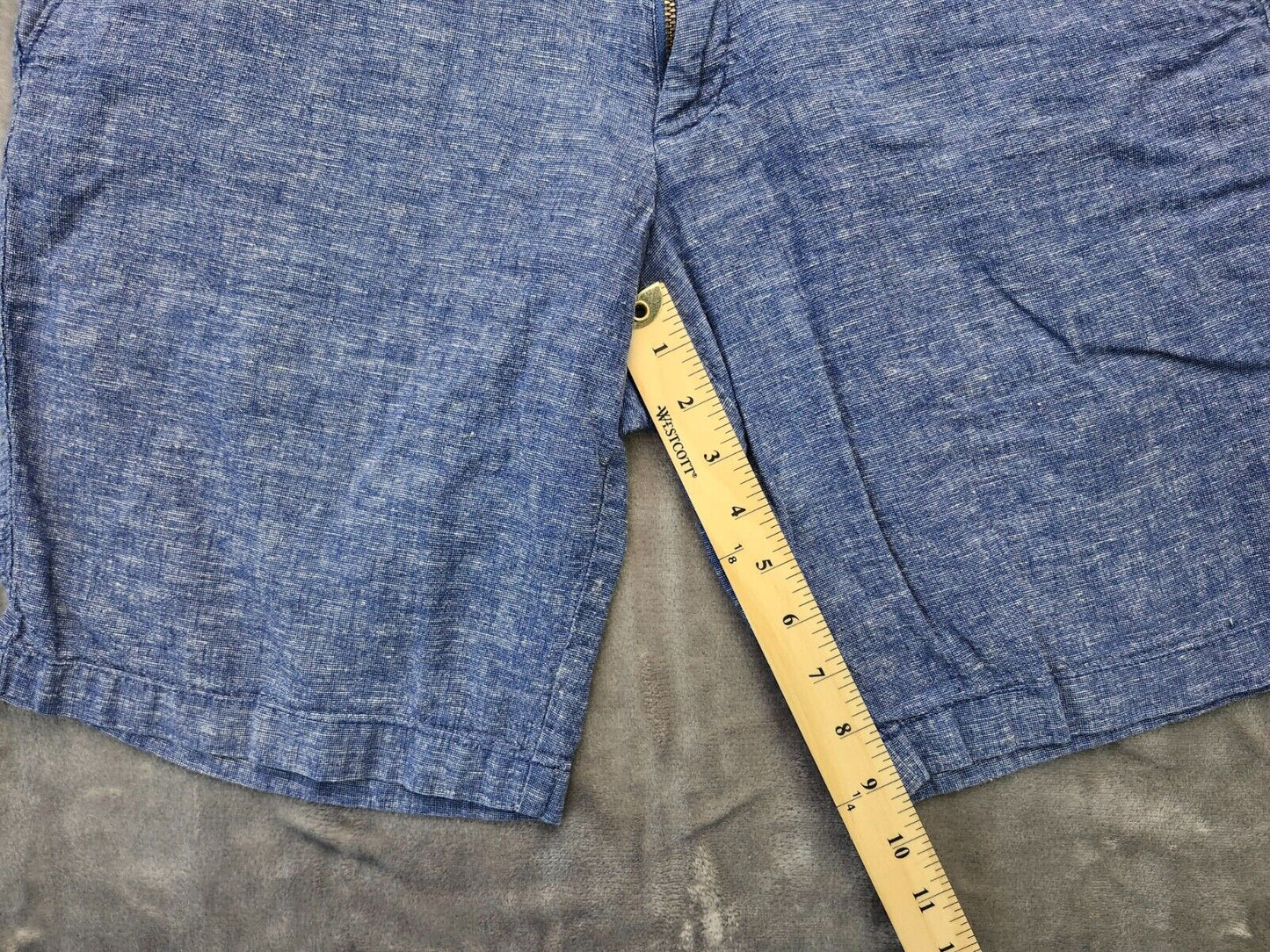 Banana Republic Denim patterned Chino Shorts Size 32