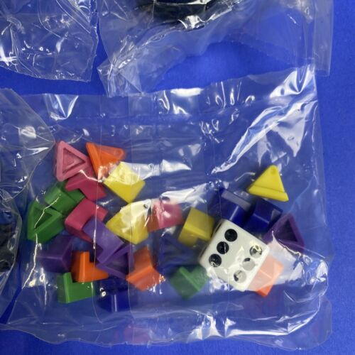 Trivial Pursuit Book Lover’s Edition Replacement Parts Token Wedges Die New Pack