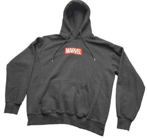 Pull & Bear Marvel Sweatshirt Hoodie Black Size L