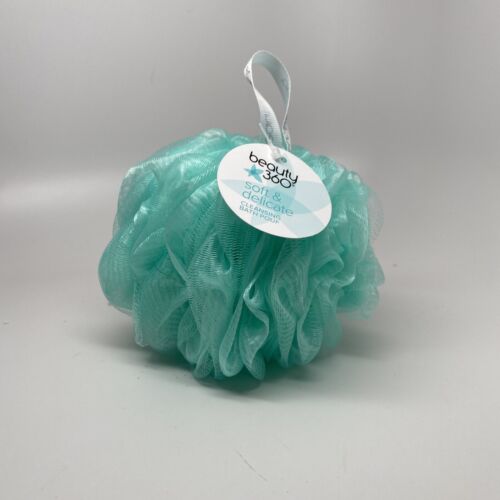 Beauty 360 Gentle Exfoliating Bath Pouf Sponge Shower Green